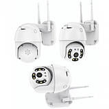 Поворотна вулична IP-камера відеоспостереження PTZ WiFi xm 2mp з віддаленим доступом, фото 4