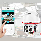 Поворотна вулична IP-камера відеоспостереження PTZ WiFi xm 2mp з віддаленим доступом, фото 7