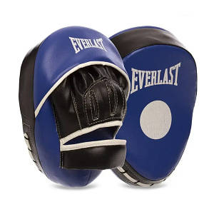 Лапи боксерські EVERLAST гнуті стрейч сині