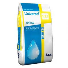 Добриво Universol Yellow 12-30-12+2.2MgO+Te, мішок 25 кг