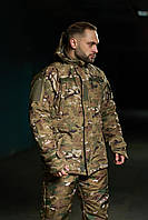 Зимняя тактическая армейская куртка multicam, Камуфляжный бушлат Single Sword мультикам одежда для военных