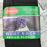 Шкарпетки чоловічі високі зимові вовняні шерстяні з махрою р.41-45 асорті BOOT SOCKS ТЕРМО 186086090, фото 7