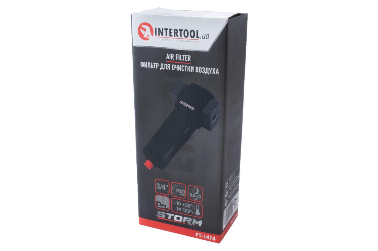 Фильтр воздушный Intertool - 3/4" x 1900 л/мин Storm - фото 4 - id-p2032014934