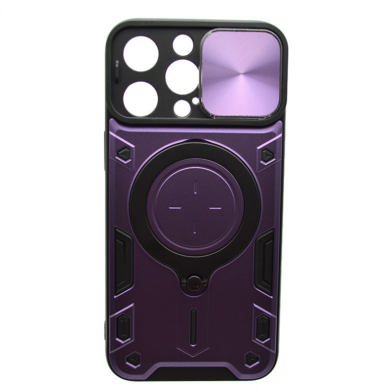 Чохол накладка Armor Case Stand Case для Apple iPhone 15 Pro Max Deep Purple, фото 1