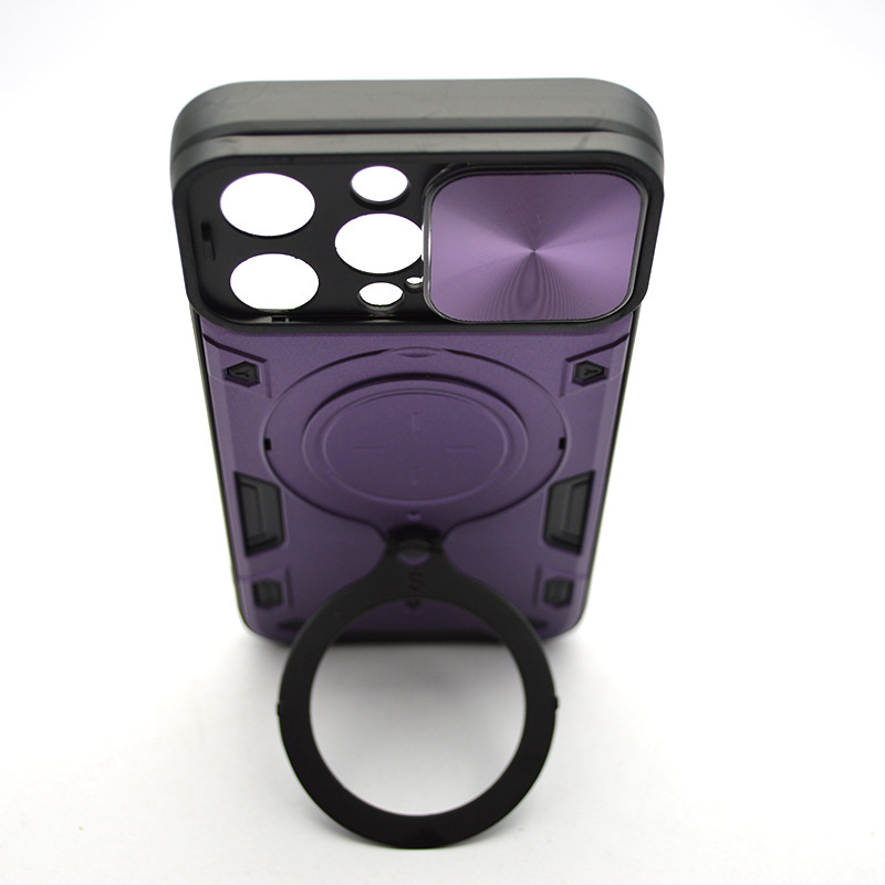 Чохол накладка Armor Case Stand Case для Apple iPhone 15 Pro Max Deep Purple, фото 5