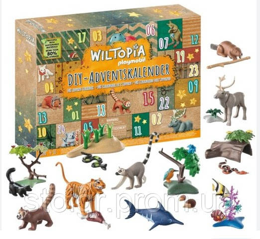 Адвент календарь Плеймобил Playmobil Wiltopia 71006 кругосветное путешествие 23 фигурки животных - фото 1 - id-p2032123807