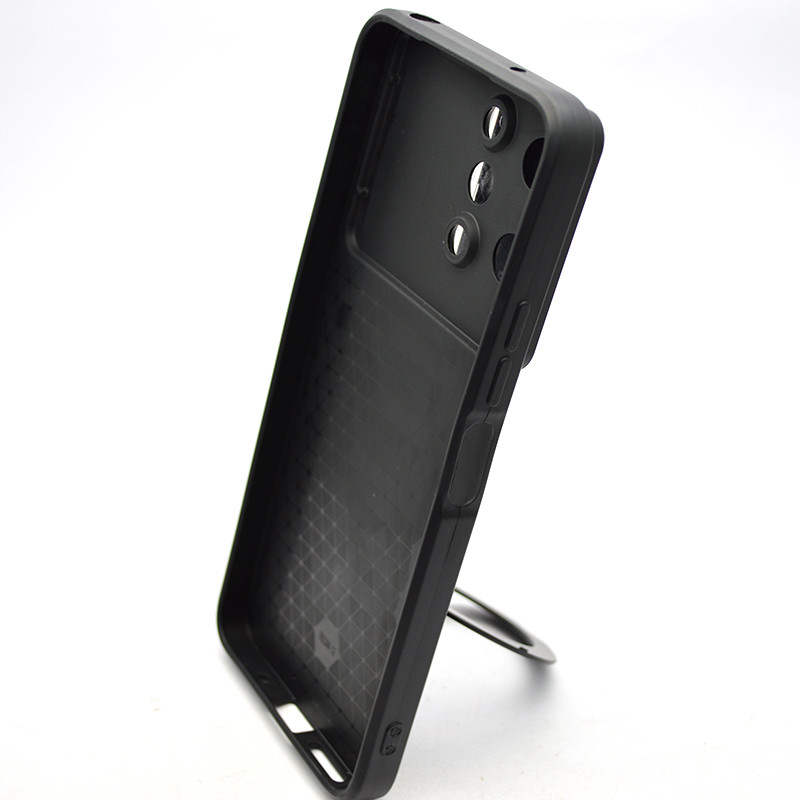 Протиударний чохол Armor Case Stand Case для Xiaomi Redmi 12 Black, фото 5