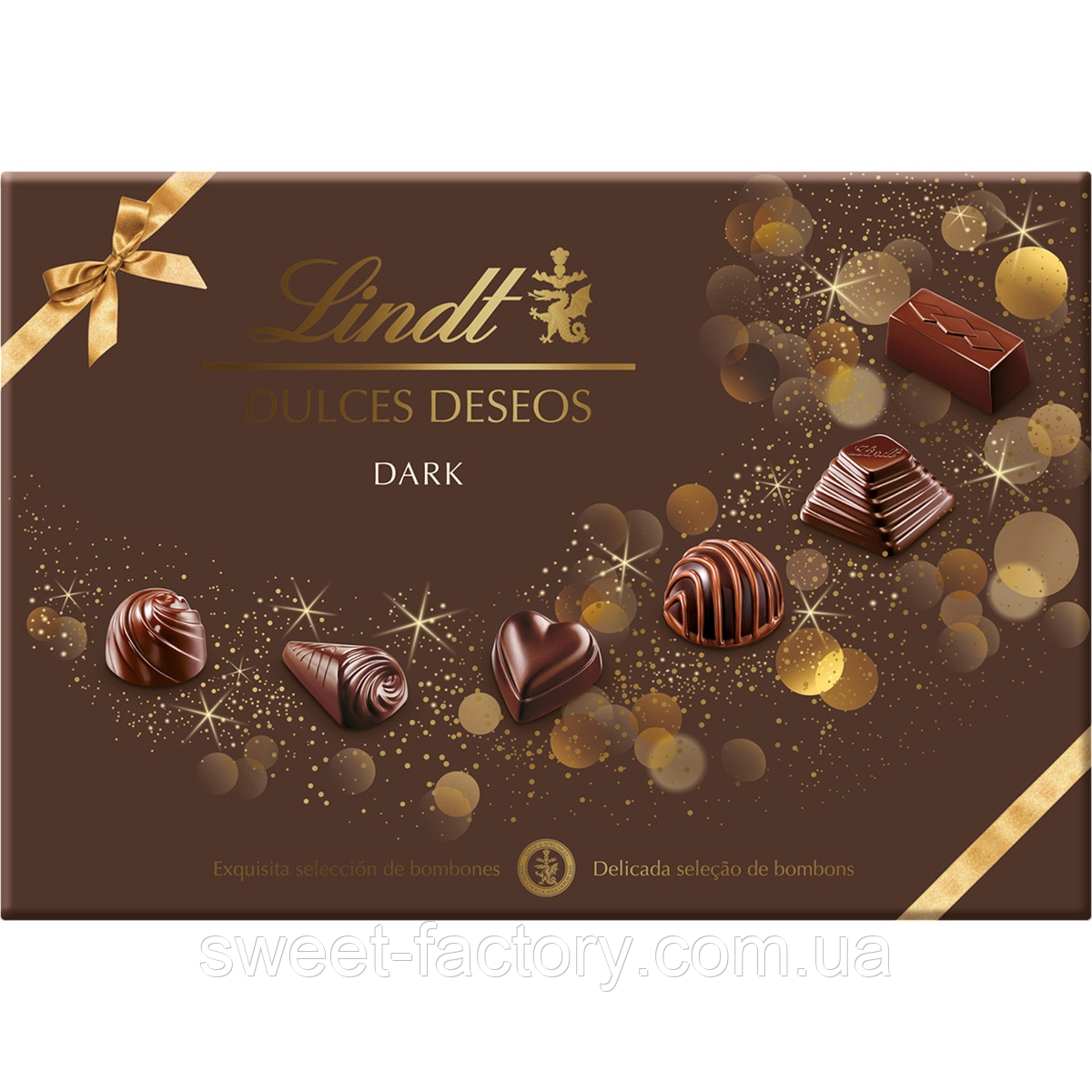 Шоколадні Цукерки Lindt Dulces Deseos Dark 337g, фото 1