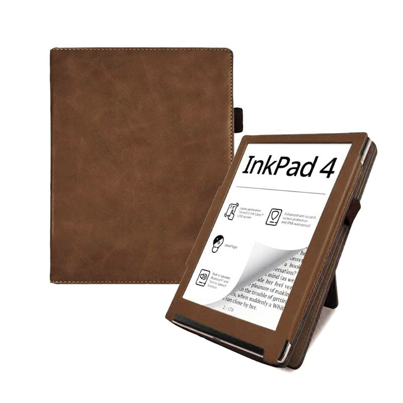 Чохол для PocketBook InkPad 4 коричневый - обкладинка для Покетбук 743G (PB743G), фото 1