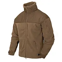 Куртка флісова Helikon-Tex Classic Army Jacket-Fleece-Coyote, тактична чоловіча флісова кофта койот НАТО