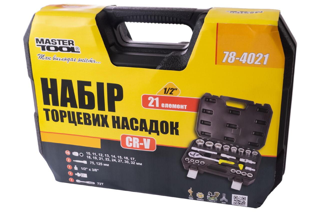 Набор инструмента Mastertool - 1/2" x 21 ед. - фото 4 - id-p2032029977