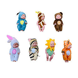 051 ZR/OPP Пупсик сплячий 10 см, мікс різновидів, у пакеті