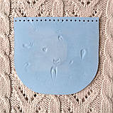 Клапан для сумки "Черепаха". Блакитний., фото 2