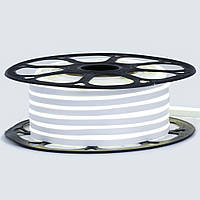 Светодиодный неон 12В нейтральный белый 8*16mm 120led/m smd2835 6W/m ПВХ IP65, 1м