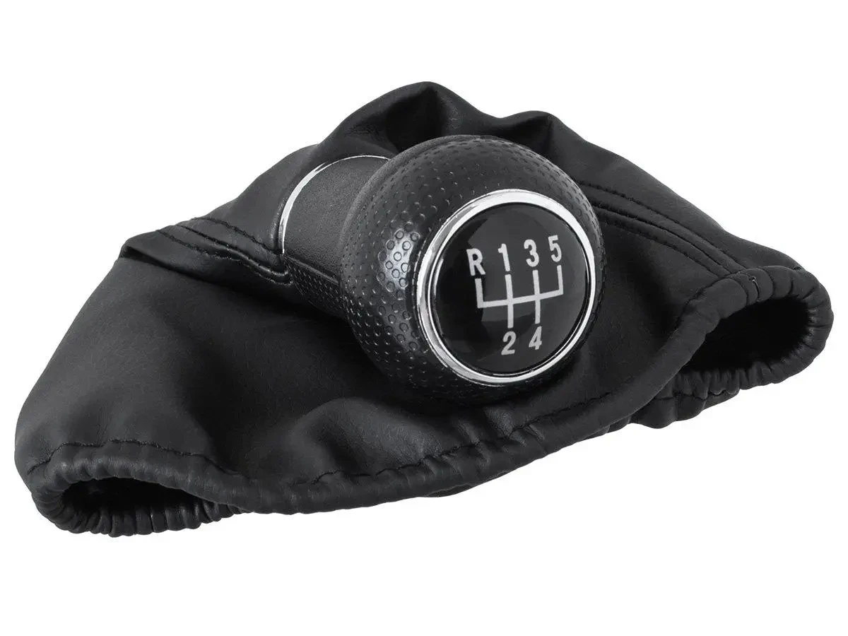 VW Corrado (88-95) ручка КПП перемикання передач чорна + чохол 5 ступка, діаметр 12 мм!, Фольцваген Коррадо, фото 1