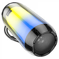 Колонка Bluetooth портативная Borofone BR25 Crazy sound colorful luminous Black