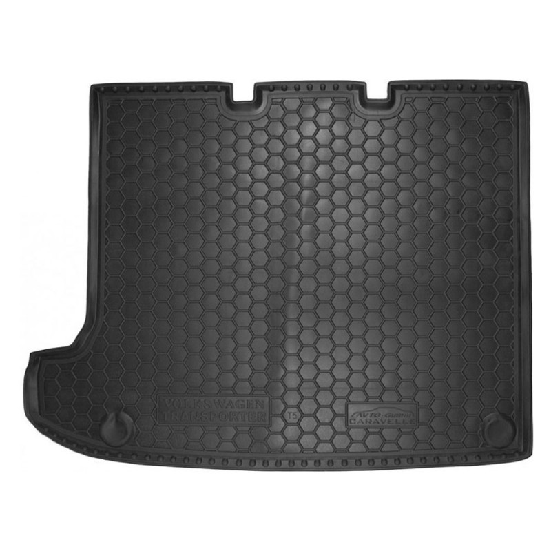 Килимок у багажник Volkswagen T5 2010- (подовжена база без печки) Caravelle Автогум (Avto-Gumm)