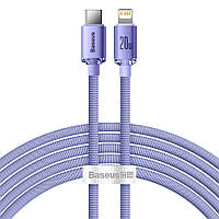 Кабель USB Baseus (CAJY000305) Crystal Shine Series Fast Charging Data Cable Type-C to Lightning 20W 2m