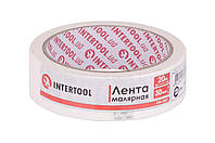 Лента малярная Intertool - 30 мм x 20 м белая 8 шт.