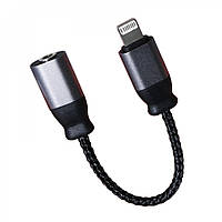 Переходник Earldom ET-OT50 Lightning To 3.5 mm & Lightning (F) Adapter