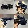 Монокуляр нічного бачення Spina optics PVS-14, 3х28, цифровий, 200 м, 850 нм, покращене кріплення та підсумок, фото 9