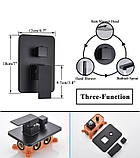 Душова система прихованого монтажу FUTURA 1097-12 Чорна матова, фото 3