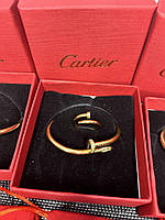 Кільце золото Cartier nail цвях з гравіюванням преміум без каміння 54523523523