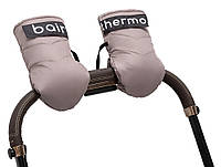 Рукавицы зимние теплые Bair Thermo Mittens капучино для мам с коляской Польша