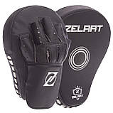 Лапи вигнуті для боксу та єдиноборств (2 шт) PU ZELART BO-1350 25x19x4 см, фото 6
