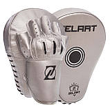 Лапи вигнуті для боксу та єдиноборств (2 шт) PU ZELART BO-1350 25x19x4 см, фото 7