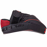 Лапи вигнуті шкіряні (2 шт.) для боксу та єдиноборств Zelart VL-3148 25x18x5 см, фото 9