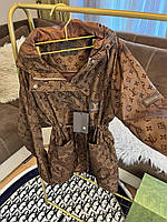 Дождевик-куртка LV коричневый  9442561 - M