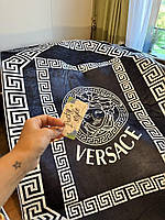 Ковер большой черный Versace