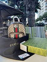 Рюкзак premium натуральная кожа Gucci Ophidia GG 643643634