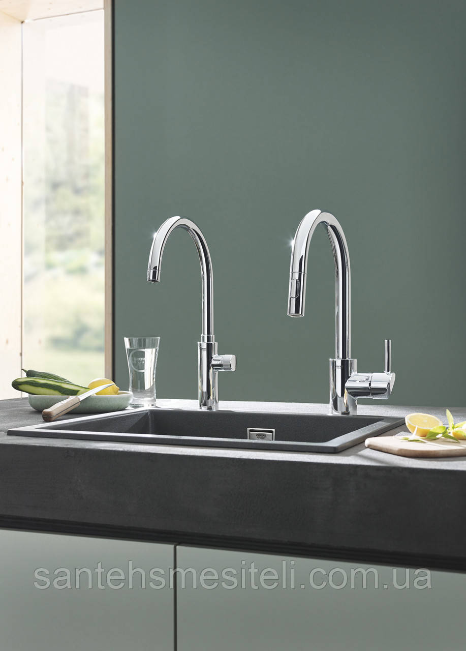 Комплект смесителя для кухни с фильтром Grohe Blue Pure (30387000) - фото 2 - id-p2032130151