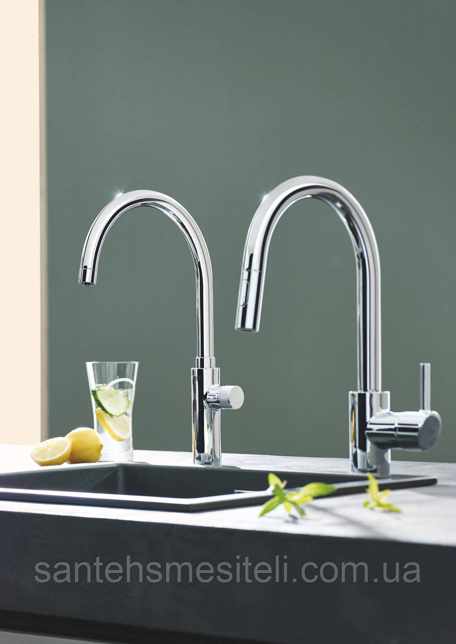 Комплект смесителя для кухни с фильтром Grohe Blue Pure (30387000) - фото 3 - id-p2032130151