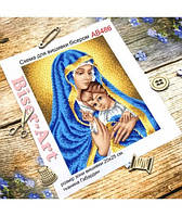 Схема вишивки бісером Українська Мадон із немовлям А4. Габардин