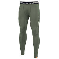 Потоотводящее термобелье Pentagon APOLLO LONG PANTS K10002 Medium, Camo Green (Сіро-Зелений)