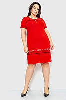 Платье повседневное домашнее, цвет красный, 231R6272 "ECONOM PRICE"