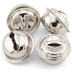 Бубончик підвіска, розмір 12мм, колір Платина, 30шт.