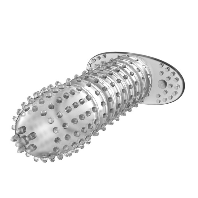 Насадка на статевий член із вусиками, Насадка на пеніс із шипами, прозора Насадка на статевий член із вусиками, Насадка на пеніс із шипами, прозора