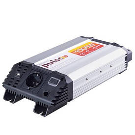 Перетворювач напруги PULSO/IMU-1020/12V-220V/1000W/USB-5VDC2.0A/мод.хвиля/клеми