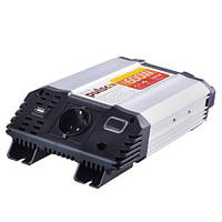 Перетворювач напруги PULSO/ISU- 620/12V-220V/600W/USB-5VDC2.0A/син.хвиля/клеми