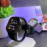 ХІТ 2024‼️ Смарт годинник HK9 Ultra 2 як Apple Watch 49 мм AMOLED часи