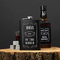 Фляга "Boss №1 of the world", англійська