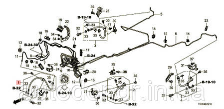Гальмівний шланг передній правий Honda FCX Clarity (17-) 01464-TRT-A00, фото 2