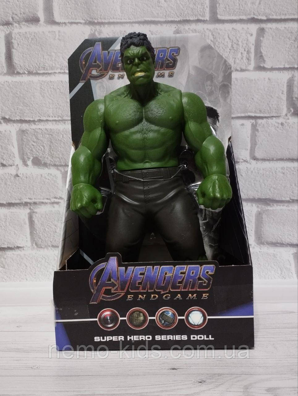 Ігрова фігурка Халк велика рухлива супергерой Avengers - Месники Hulk 30 см