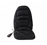 Масажна накидка на крісло Massage Seat Topper 5 вібраційна з пультом управління для будинку і автомобіля, фото 6