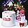 Нічник проєктор сніговик на підставці, фото 5