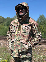 Куртка, парка тактическая зимняя, UKR-TEC slimtex \ omni-heat, мультикам